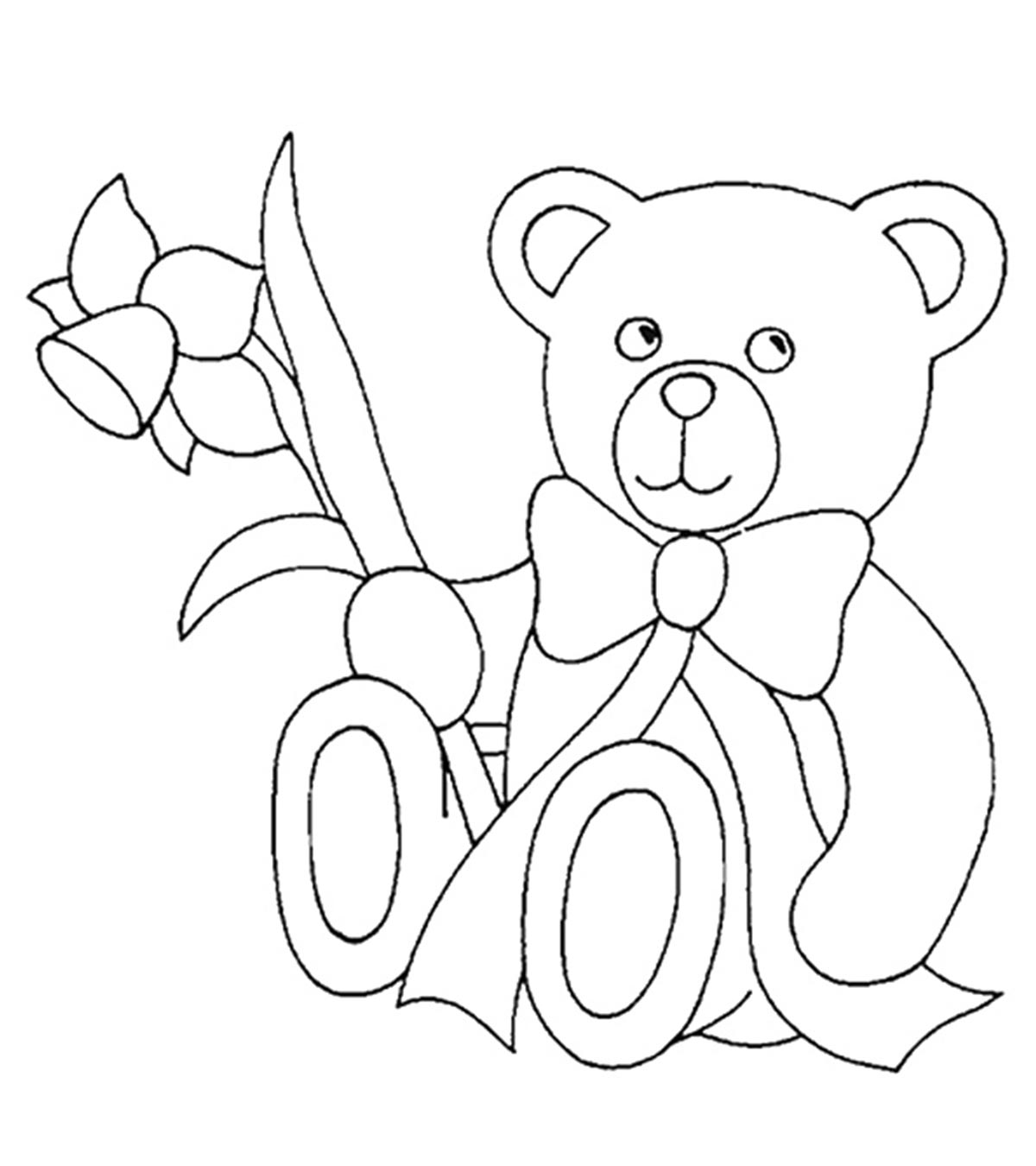 Top 18 Teddy Bear Coloring Pages Your Toddler Will Love To Color_image