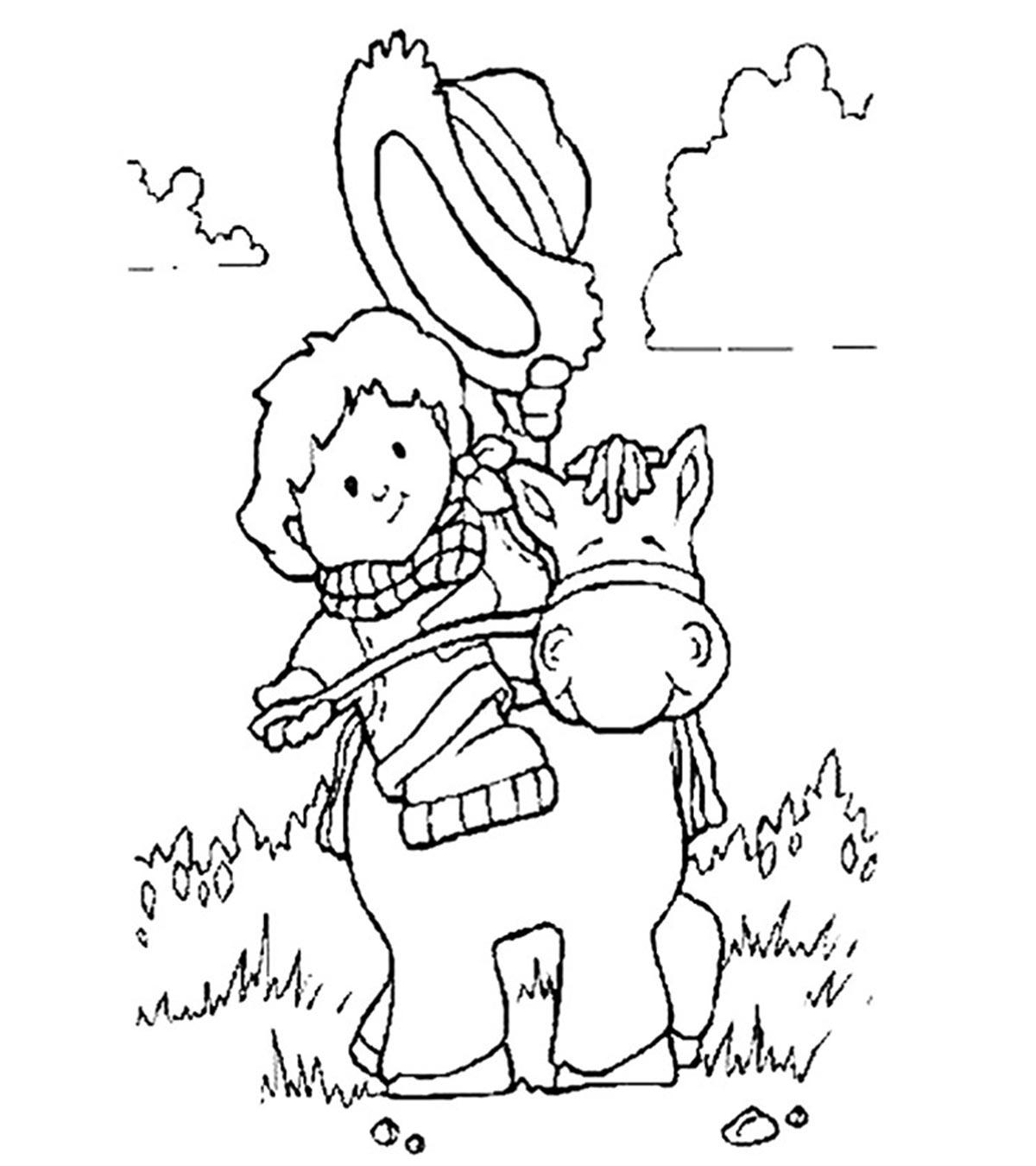 Top 25 Cowboy Coloring Pages For Your Little Ones