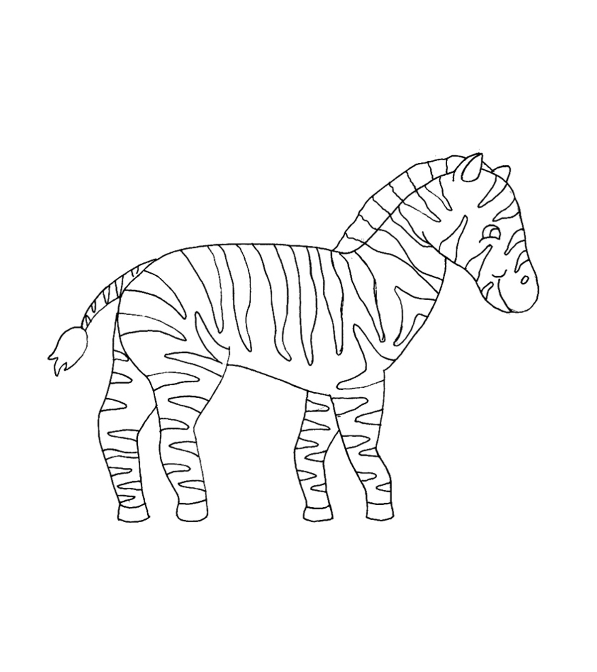 Top 20 Zebra Coloring Pages Your Toddler Will Love To Color_image