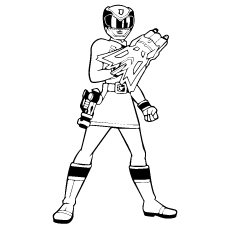 Mammoth Power Rangers Mega Force coloring page