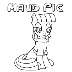 Maud Pie, My Little Pony coloring page