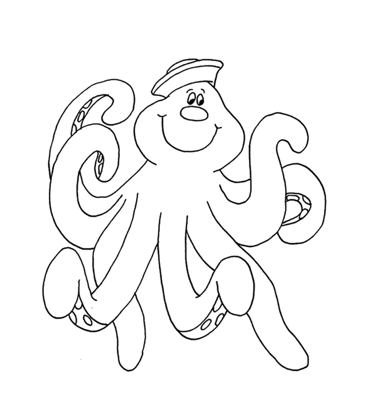10 Cute Octopus Coloring Pages Your Toddler Will Love to Color_image