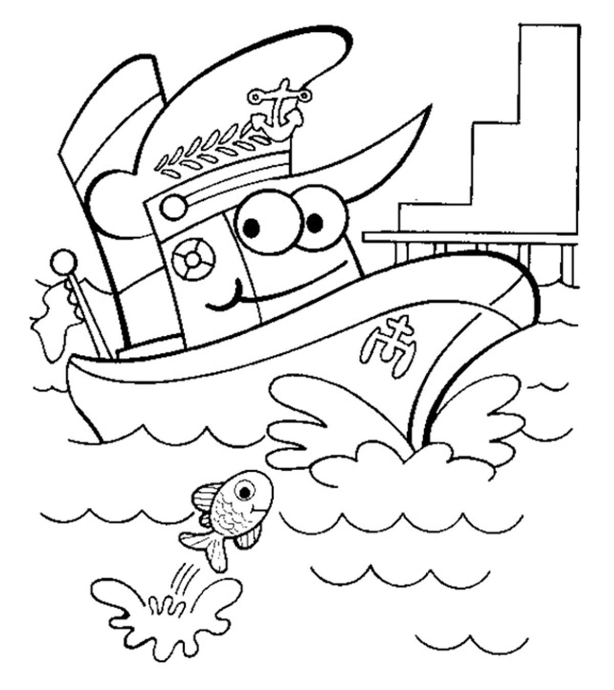 10 Best Boats And Ships Coloring Pages For Your Little Ones