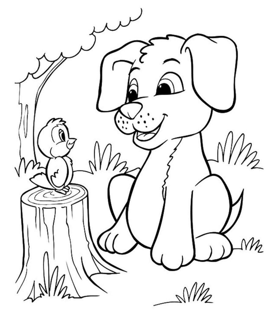 Free Puppy Coloring Page Graphic by theaffiliategrinder87 · Creative Fabrica