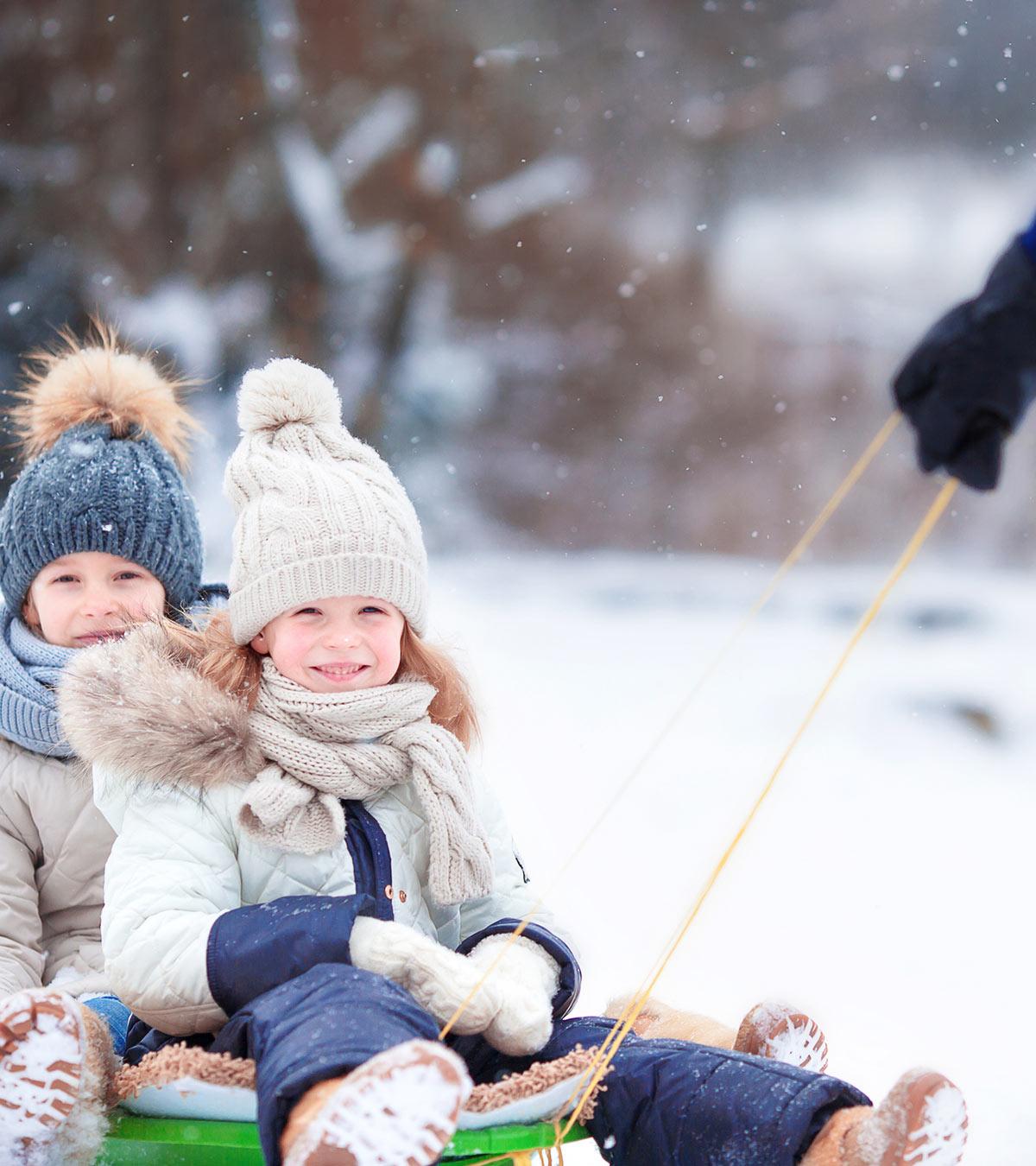 Kids Enjoying Winter Activities