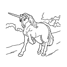 Chinese unicorn coloring pages
