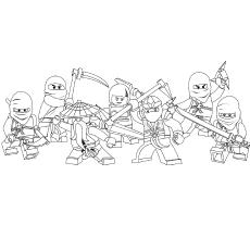 Top 40 Free Printable Ninjago Coloring Pages Online
