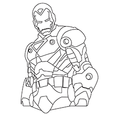 Printable Iron Man coloring pages