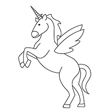 Japanese unicorn coloring pages