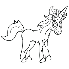 My pet unicorn coloring pages