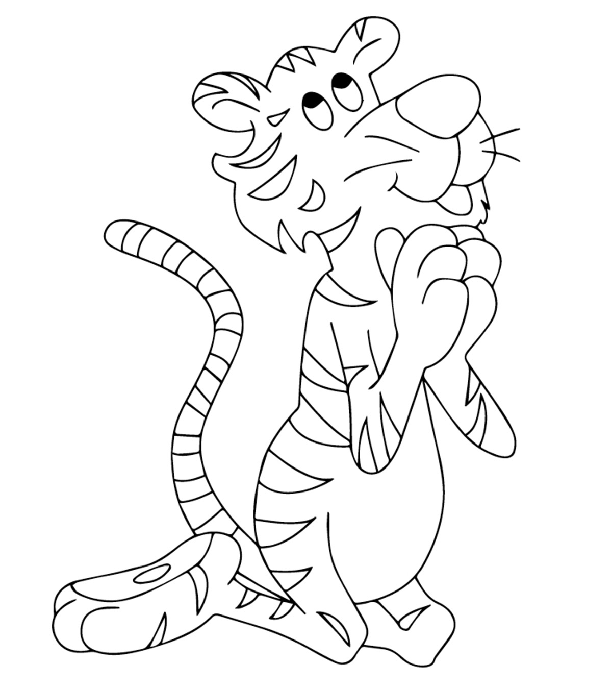 Top 20 Tiger Coloring Pages For Your Little Ones