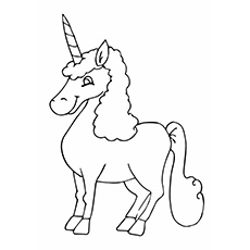 Unicorn Re’em Coloring Pages