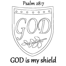 Shield Of Faith Coloring Page from Bible