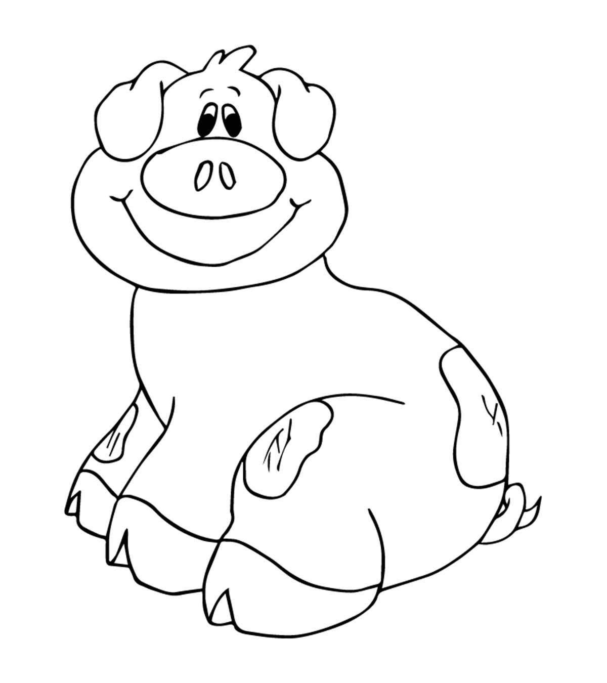 Top 20 Pig Coloring Pages Your Toddler Will Love_image