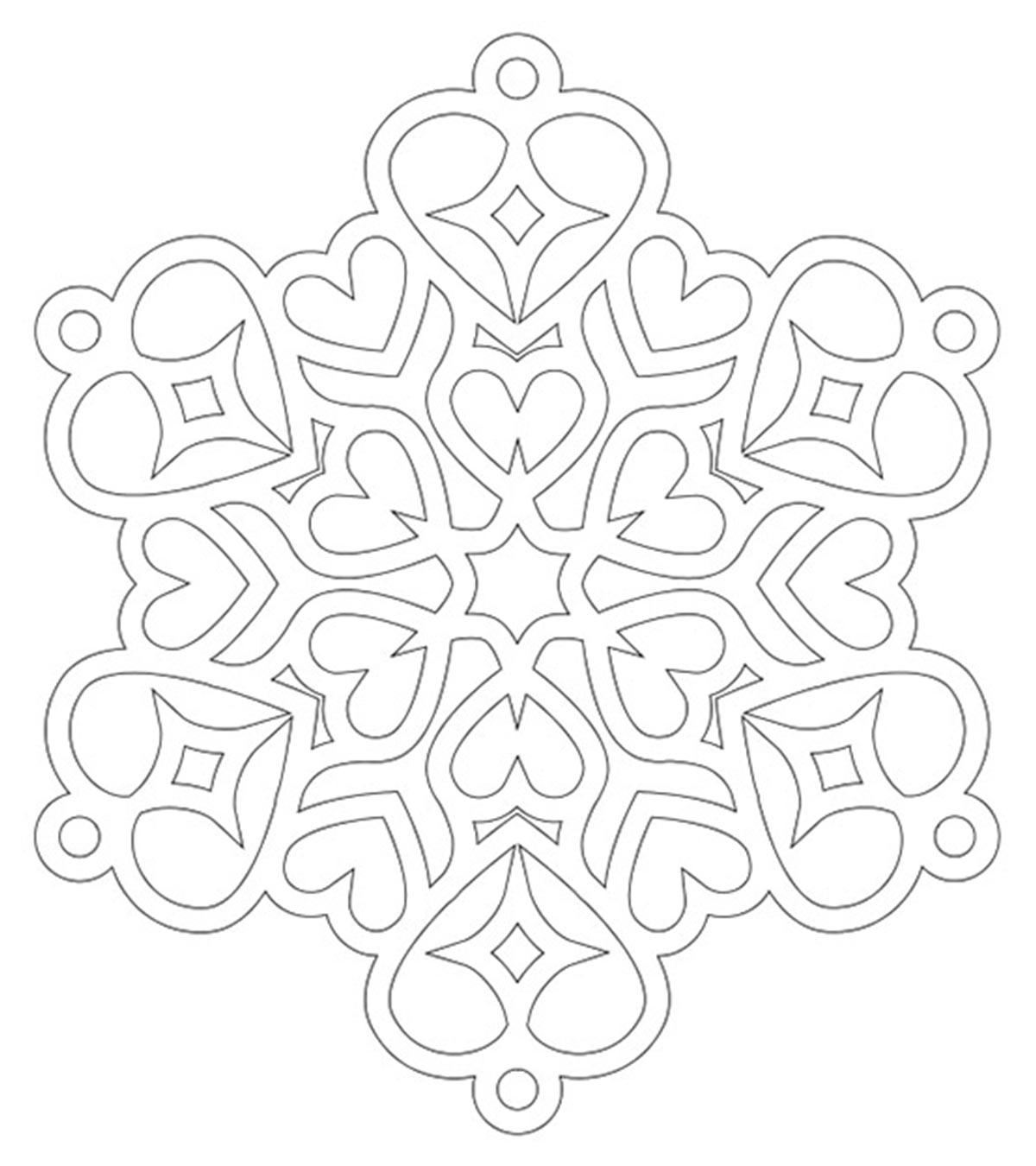 Top 20 Snowflake Coloring Pages For Your Little Ones