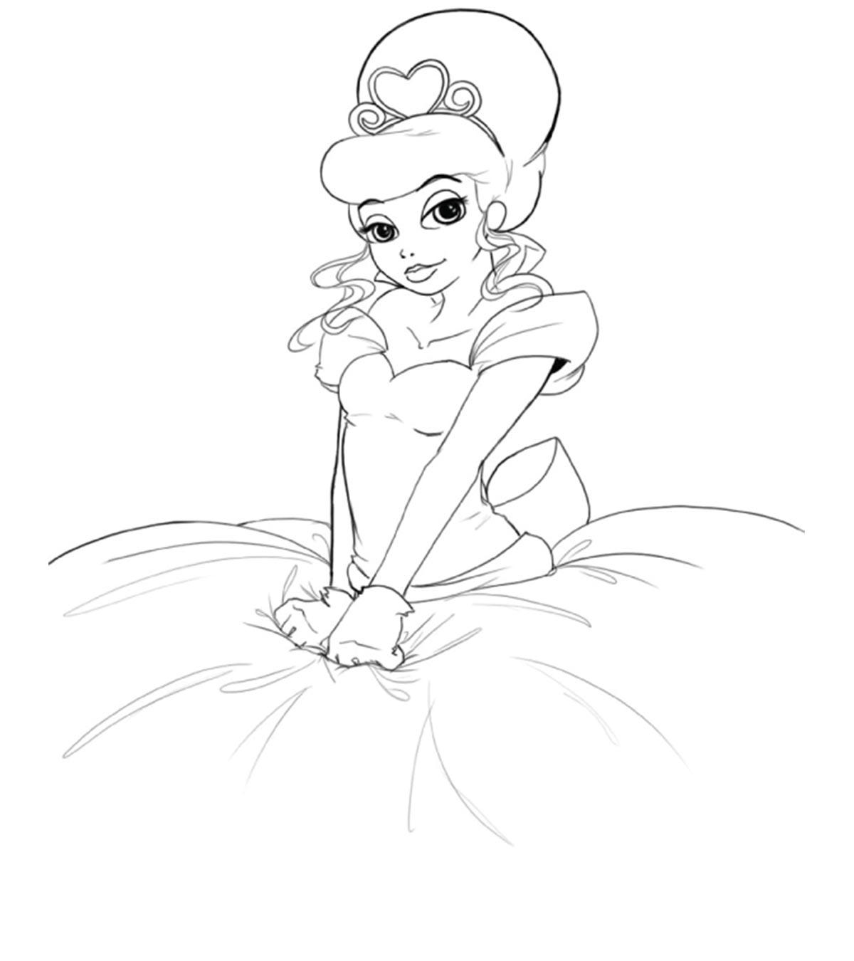 Top 30 Princess And The Frog Coloring Pages For Toddlers