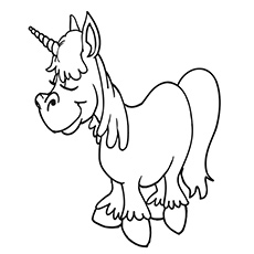 Above the clouds unicorn coloring pages