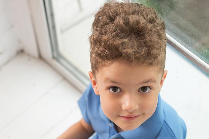 Curly top hair