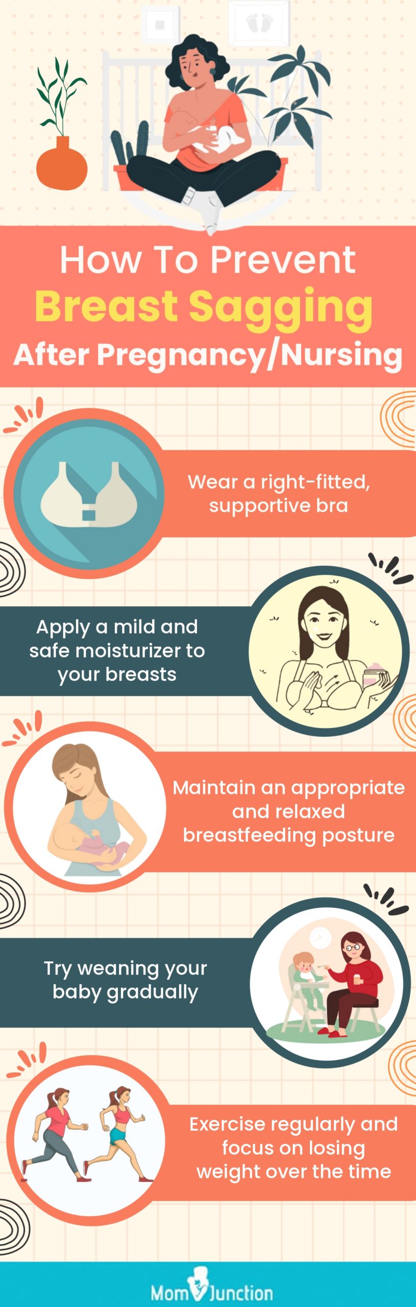 10 Ways To Prevent Sagging Breasts After Pregnancy & Beyond