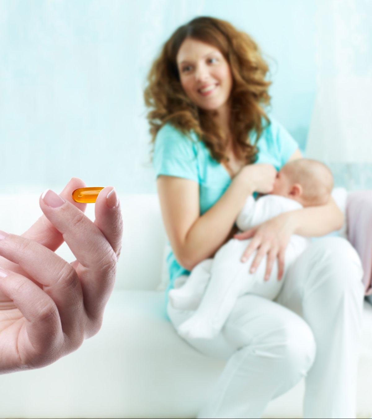 A Breastfeeding Mom Thinking To Have Fish Oil