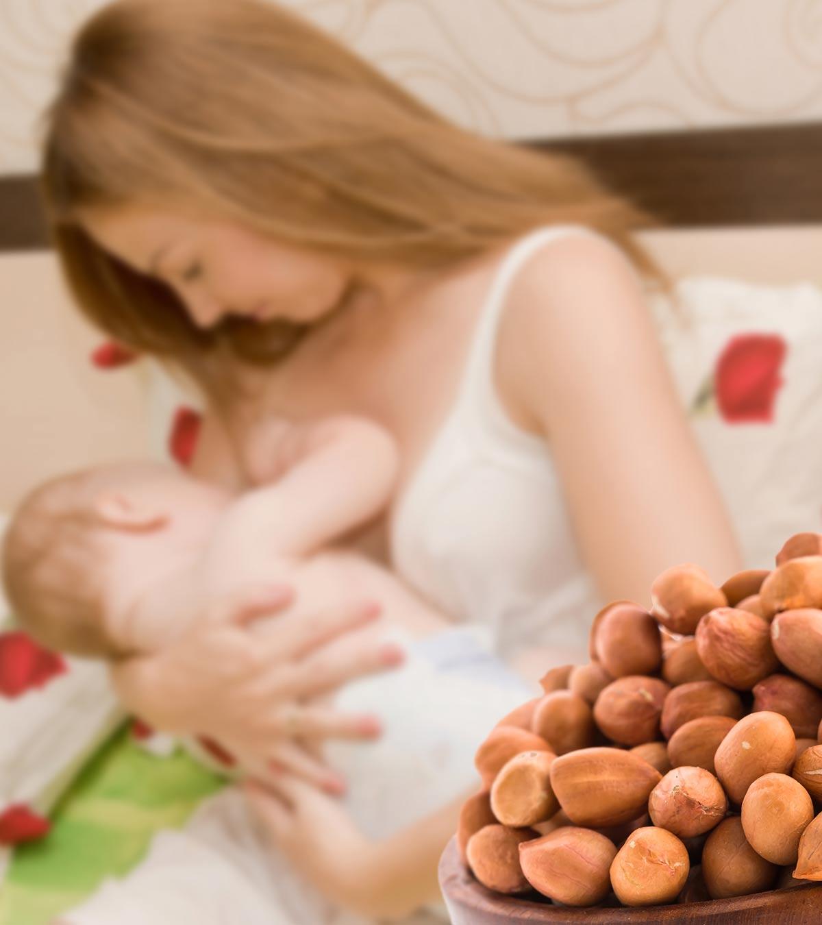 Peanuts for breastfeeding women