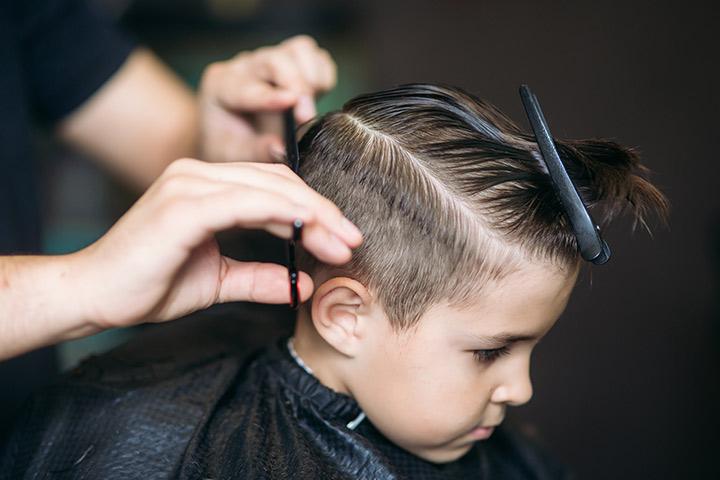 Black Kids Haircut — Boys Fade Hair Cut