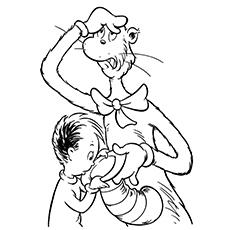 Top 25 Free Printable Cat In The Hat Coloring Pages Online