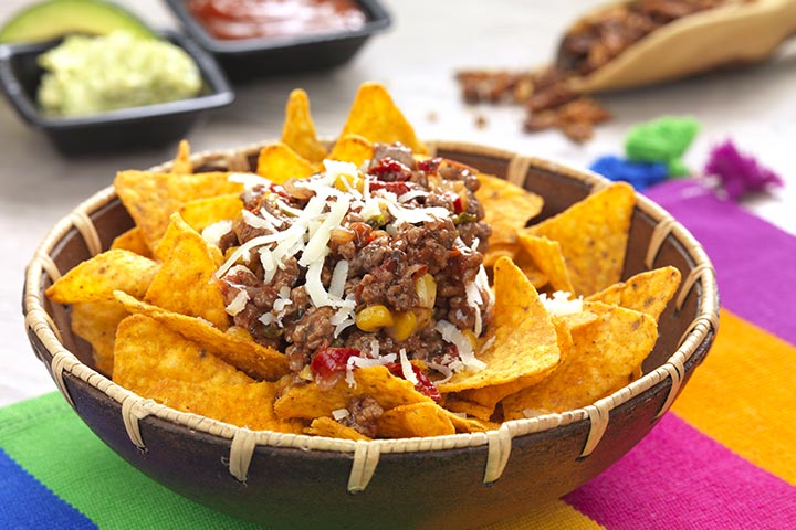 Minced meat nachos recipes for kids