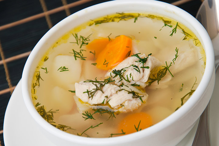 Old fashioned simple chicken soup recipe for kids