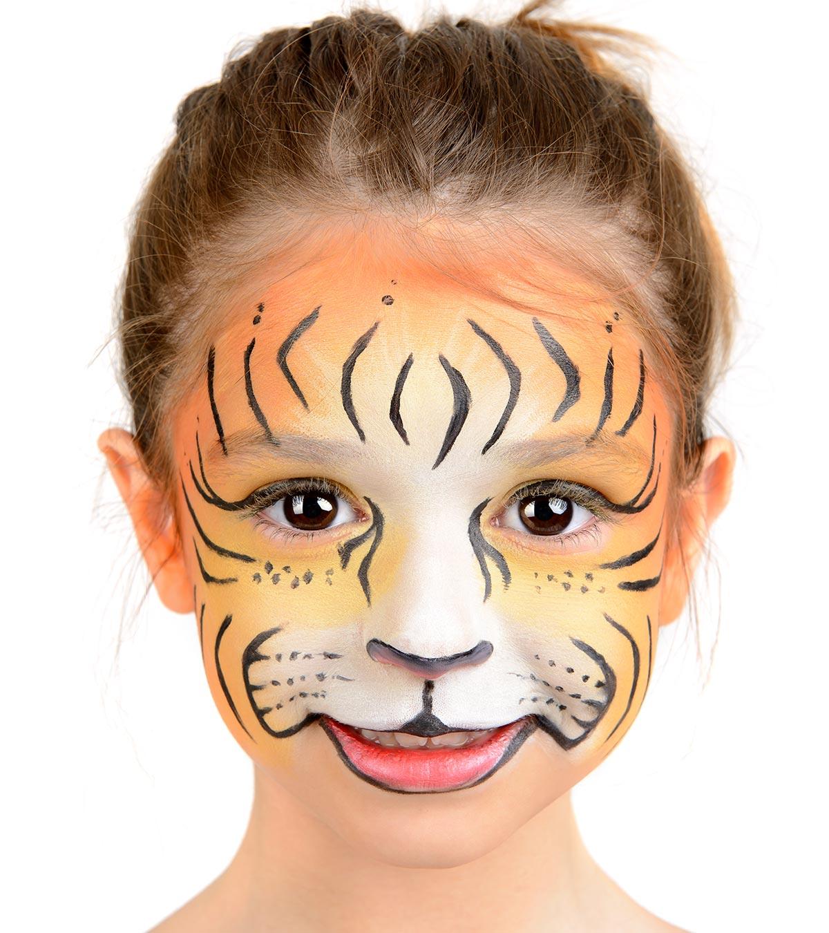 10 Cute Tiger Face Paints For Kids