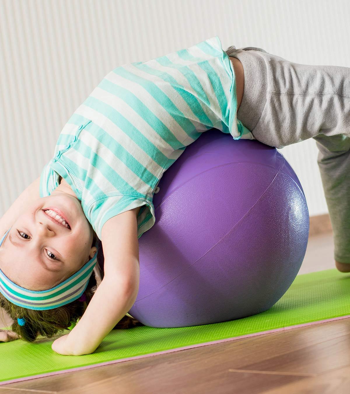 A Kid Doing Pilates