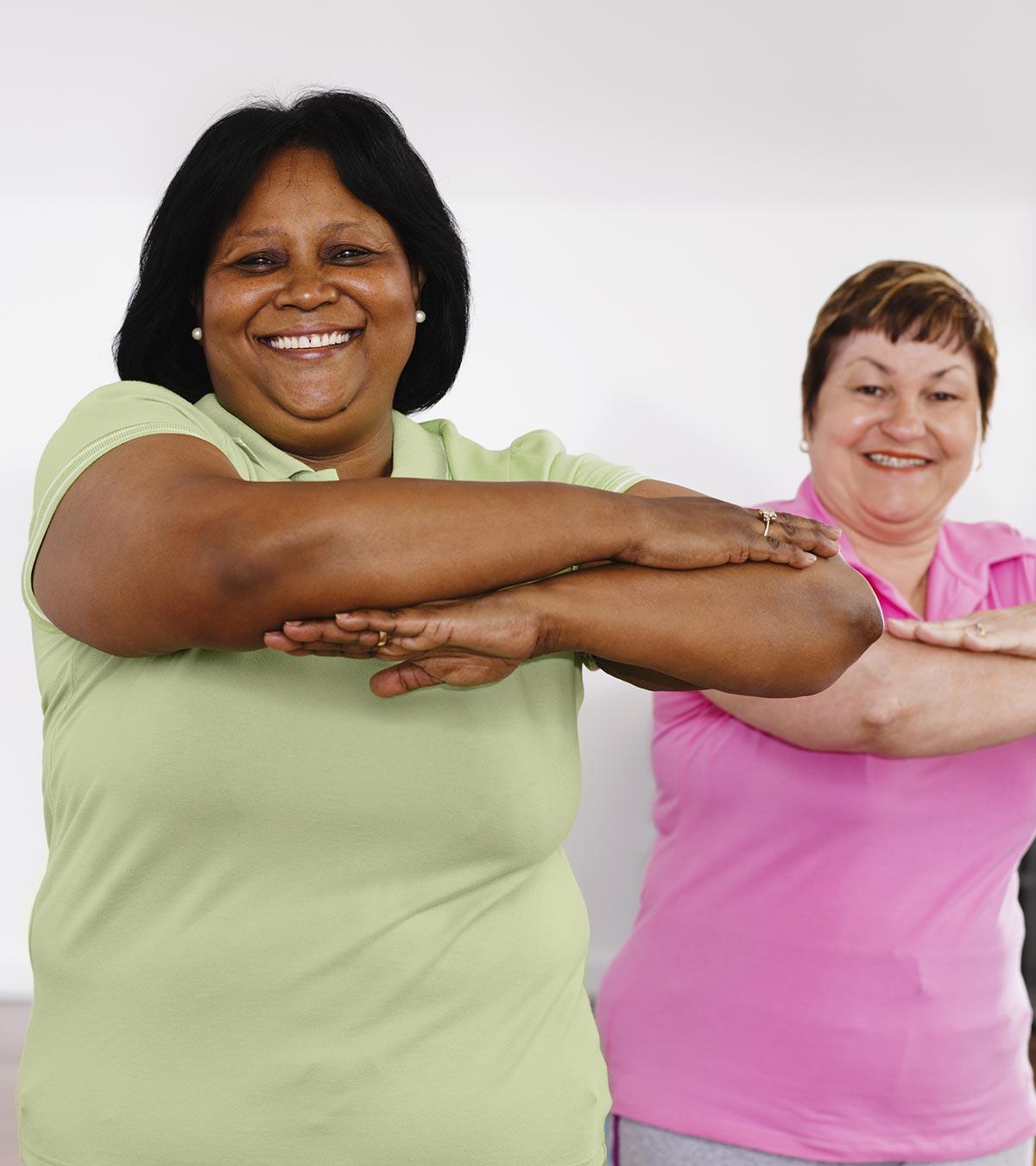 Woman Exercising For Facial Muscles