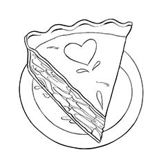 Pumpkin Pie Thanksgiving coloring page