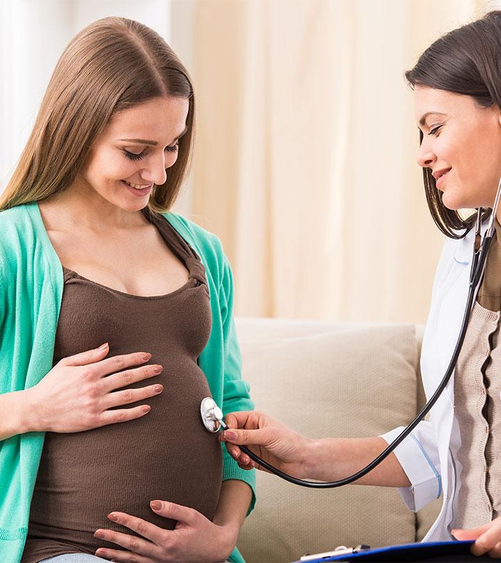 A Doctor Checking Pregnant Woman