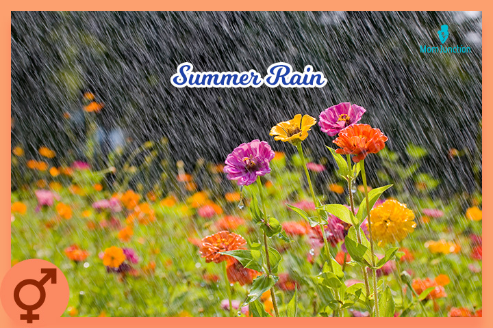 summer rain baby name