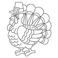 Thanksgiving centerpiece coloring page