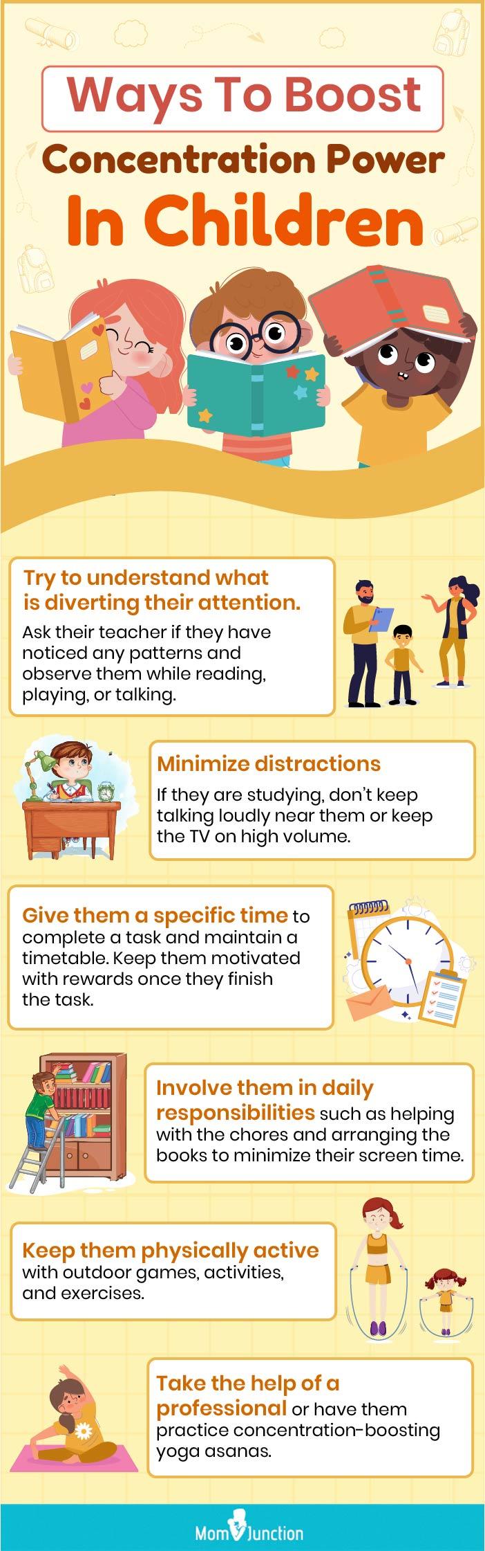 10 Tips to Increase Concentration Levels in Kids