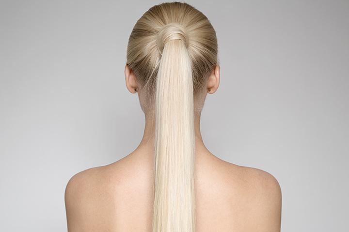 Wrapped ponytail