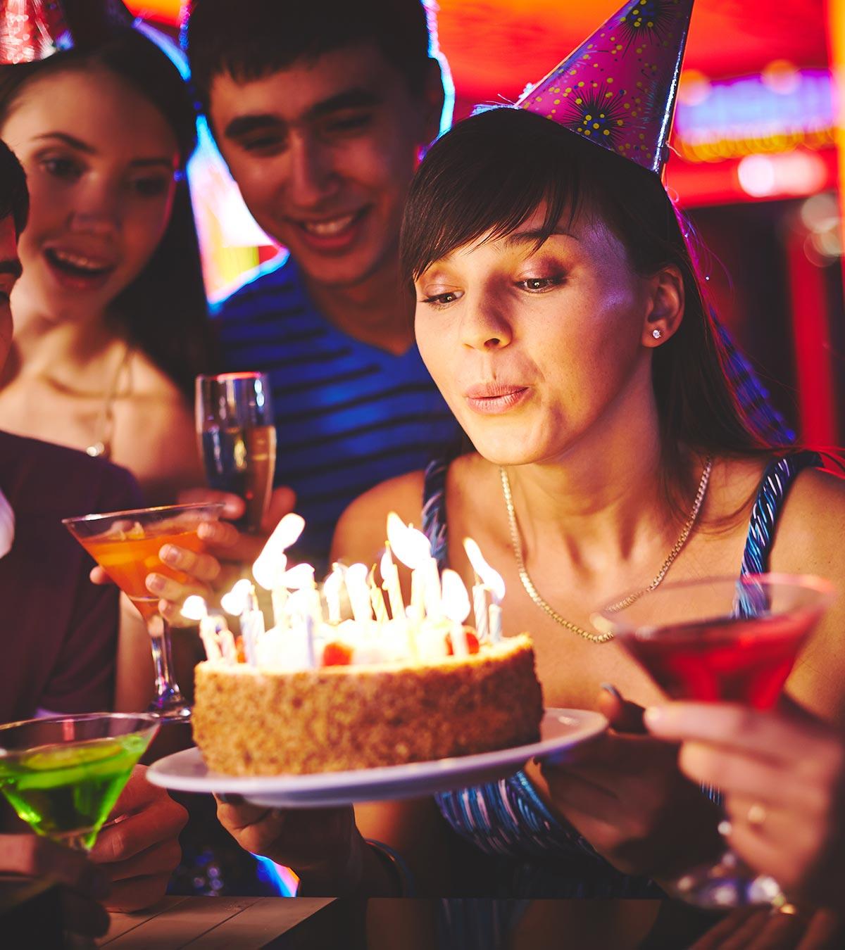 Teen Enjoying A Cool Birthday Party