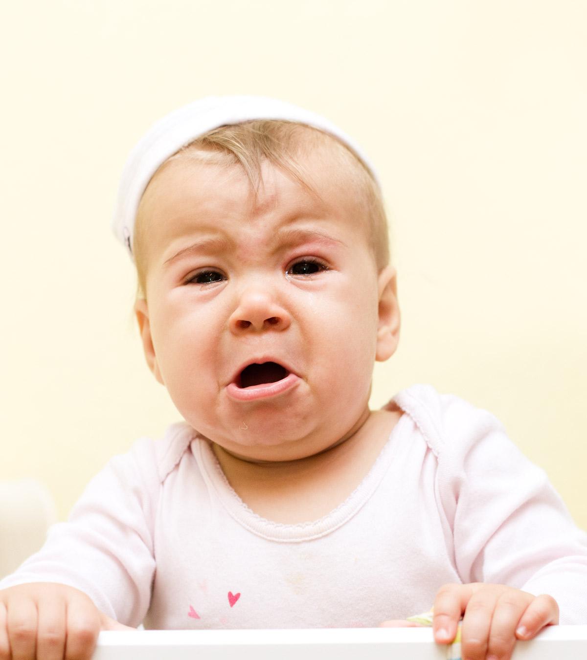 Baby showing signs of stress