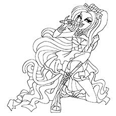 Top 27 Monster High Coloring Pages For Your Little Ones