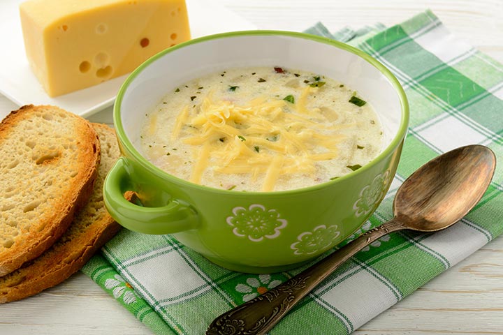 Cheesy potato soup recipe for kids