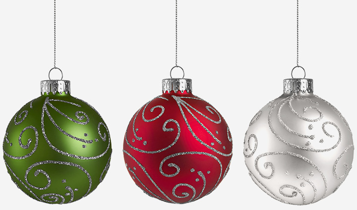 Christmas Glass Ornaments