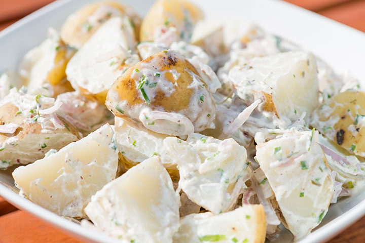 Classic potato salad recipe for kids