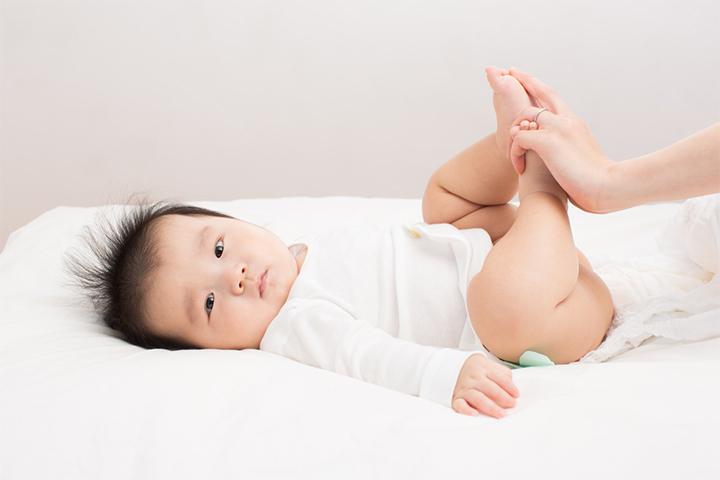 Diaper rash or nappy thrush.