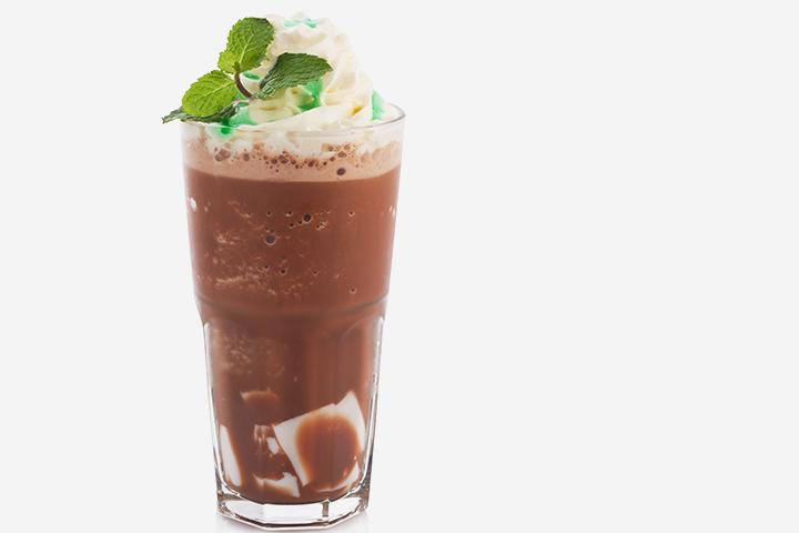 Mint choco mocktail recipes for kids