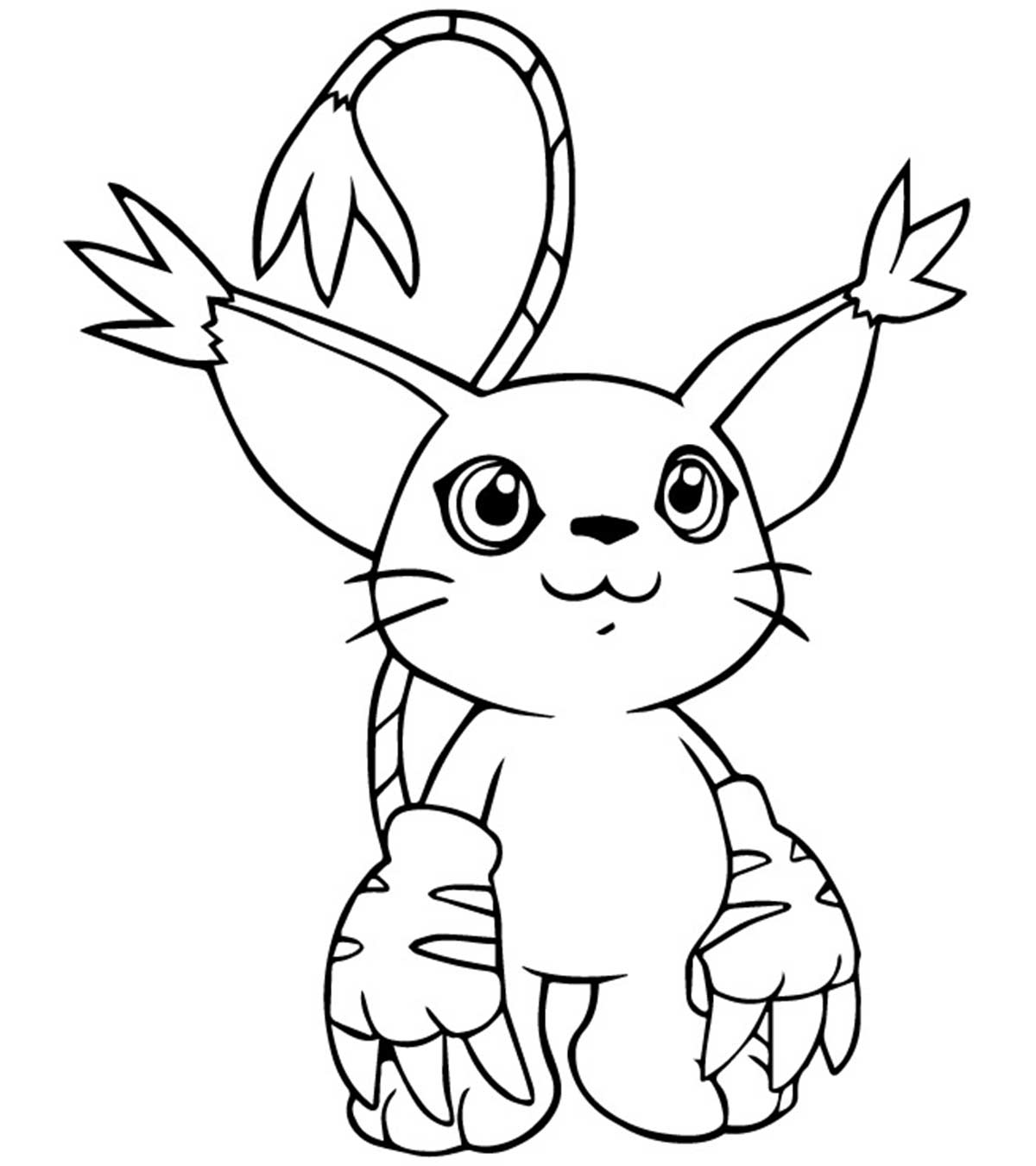 10 Lovely Digimon Coloring Pages For Your Little Ones_image