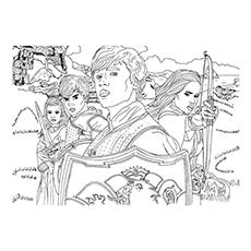 Army Of Narnia coloring page