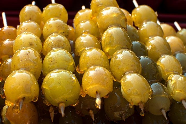 Caramel grapes during pregnancy