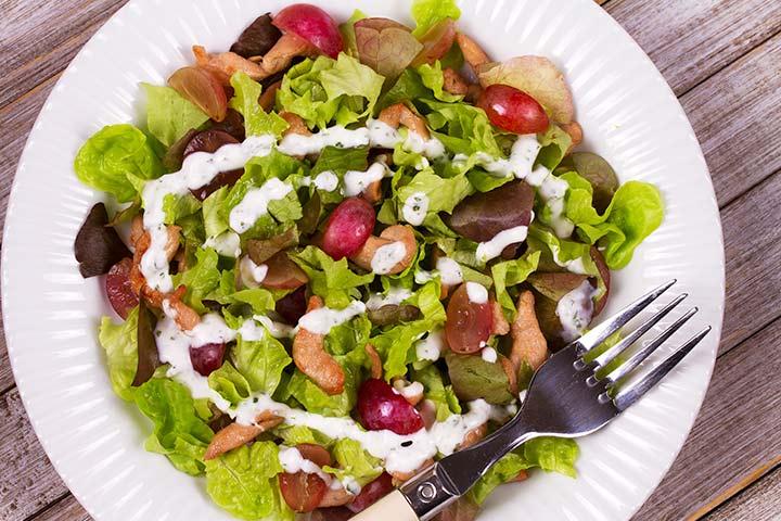 Chicken with red grapes during pregnancy